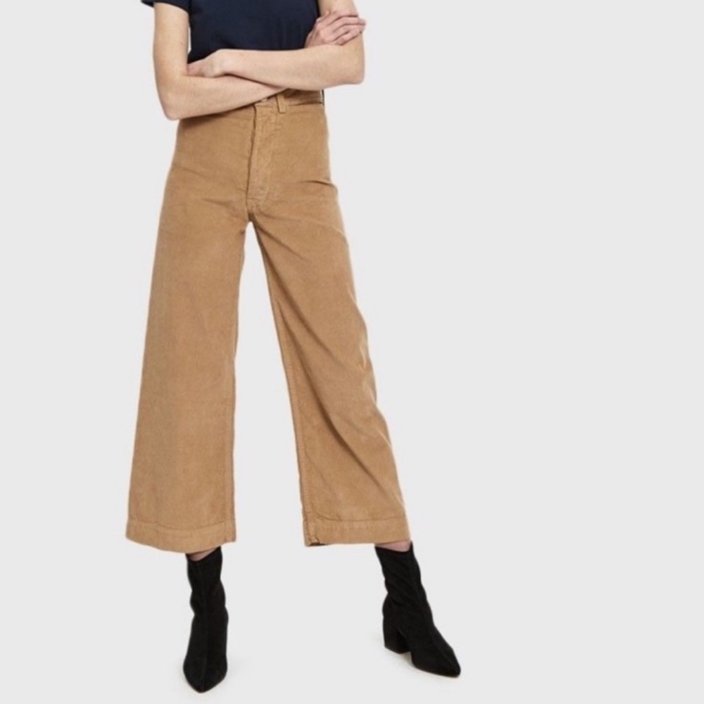 Jesse Kamm Camel Corduroy Sailor Pant (archived) - Size 4 - Picture 2 of 8